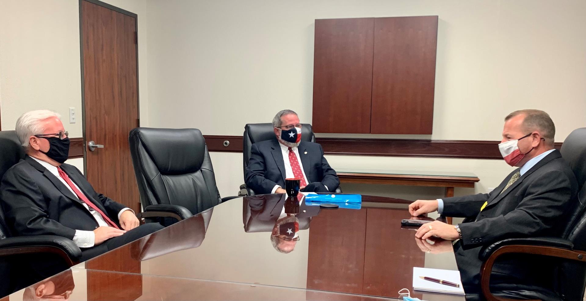 Congressman Nehls meeting with Commissioners' Court