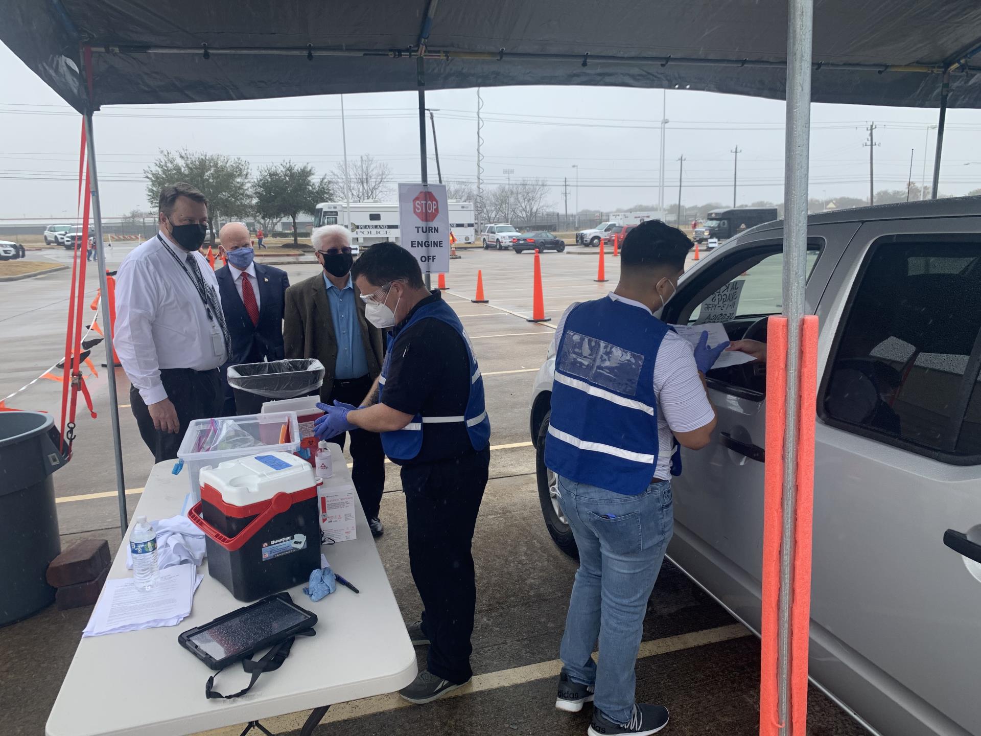 City of Pearland Vaccine POD Tour with Drive-Thru