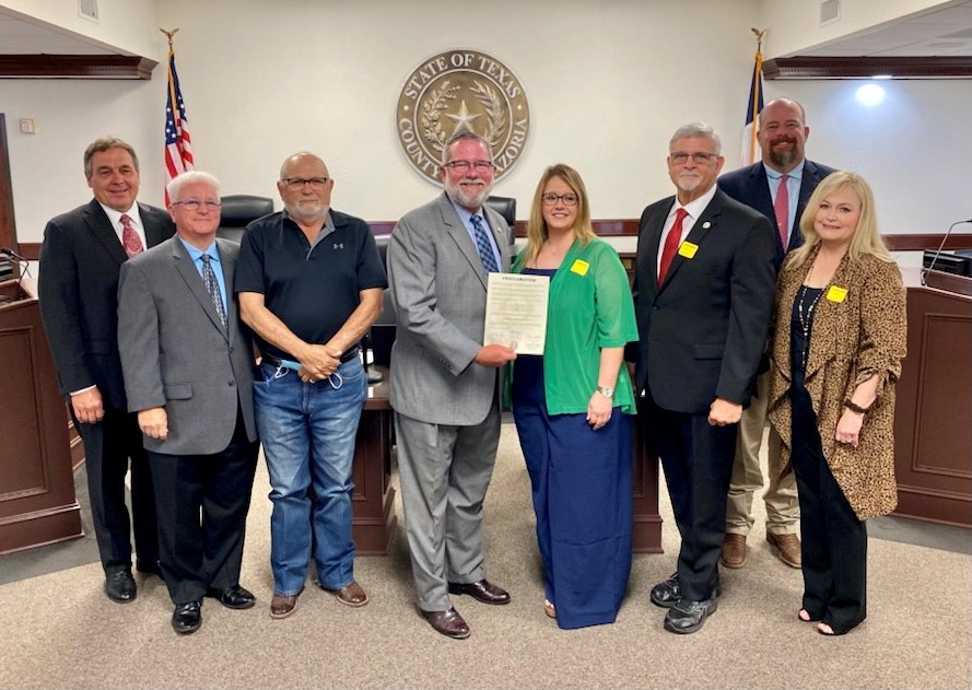 Proclamation recognizing ActionS Inc of Brazoria County