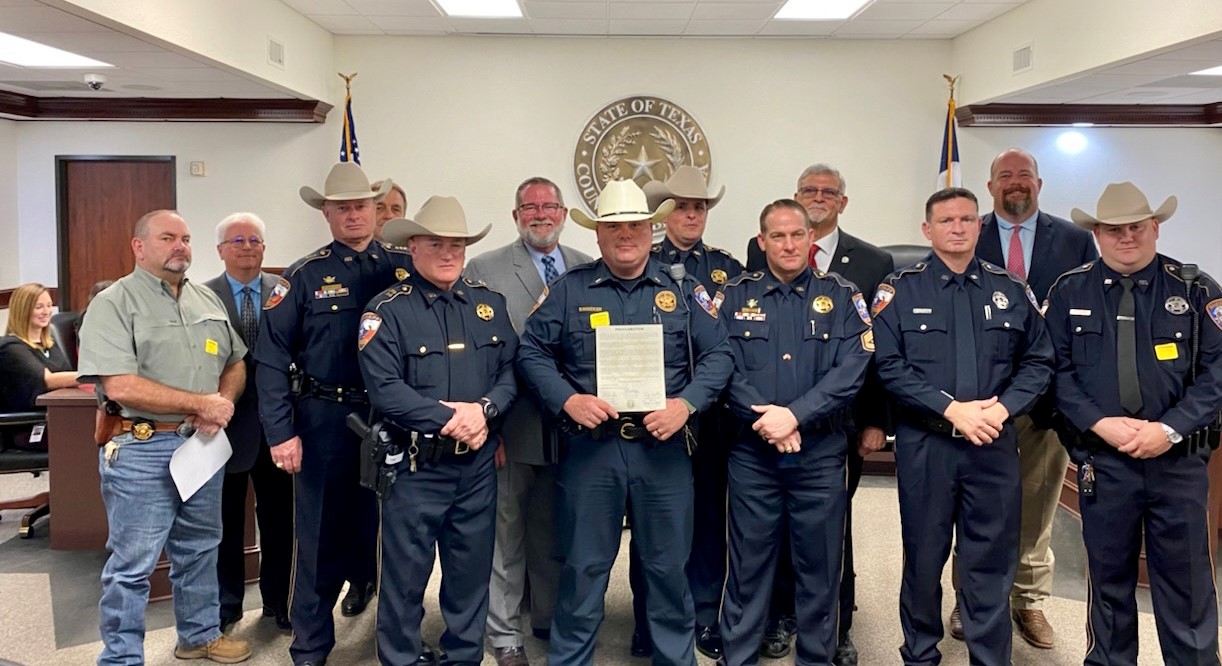 Commissioners' Court recognizes National Police Week with a Proclamation