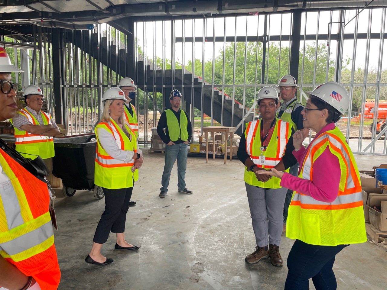 Shadow Creek Ranch Library Construction Tour