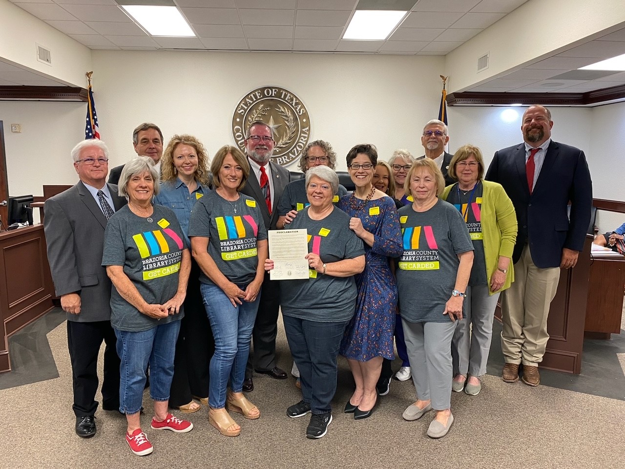 Brazoria County Library System's 80th Proclamation