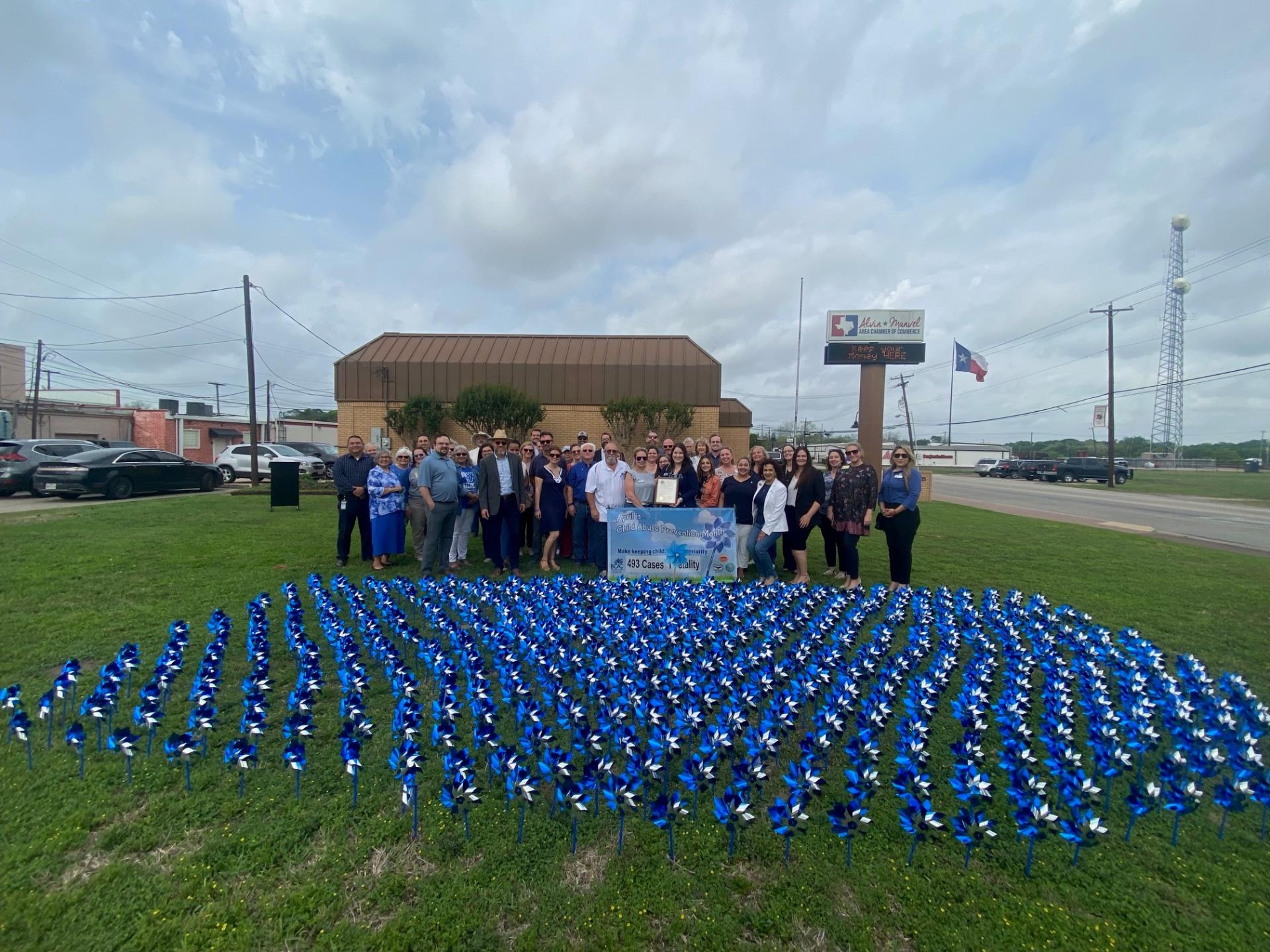 April BCAC Alvin Pinwheel Ceremony