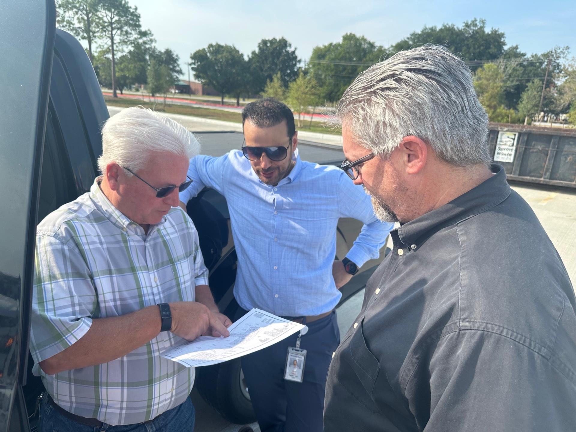 Heights Rd Meeting with County Engineer and Asst.